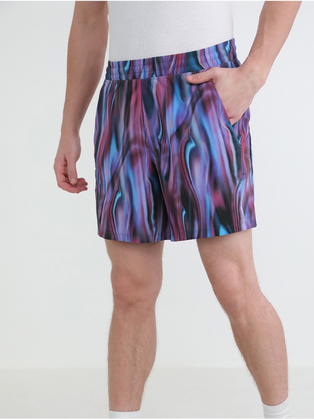 NWOT Lululemon Men's Pace Breaker Linerless Short 5" size M - Picture 4 of 7